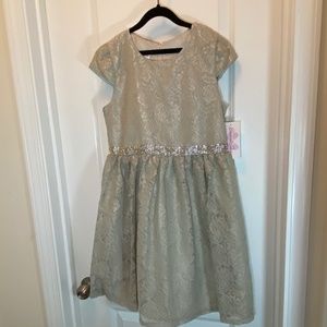 Bonnie Jean Lace Embellished Party Dress